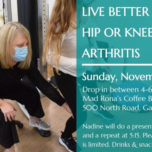  Live Better with Hip or Knee Arthritis Event | Sunday, November 13, 2022 
